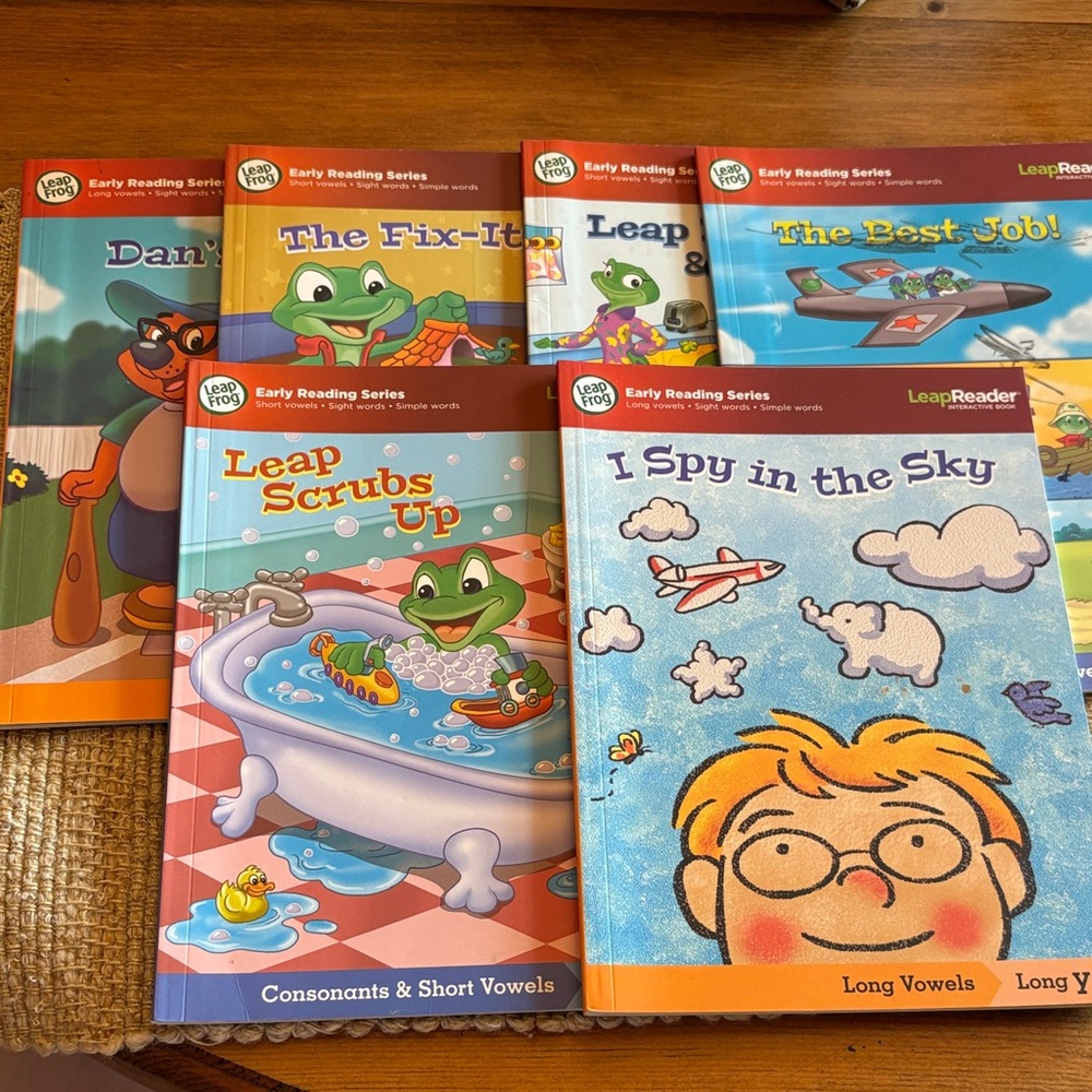 LeapReader Early Reading Series - Colorful Learning Books